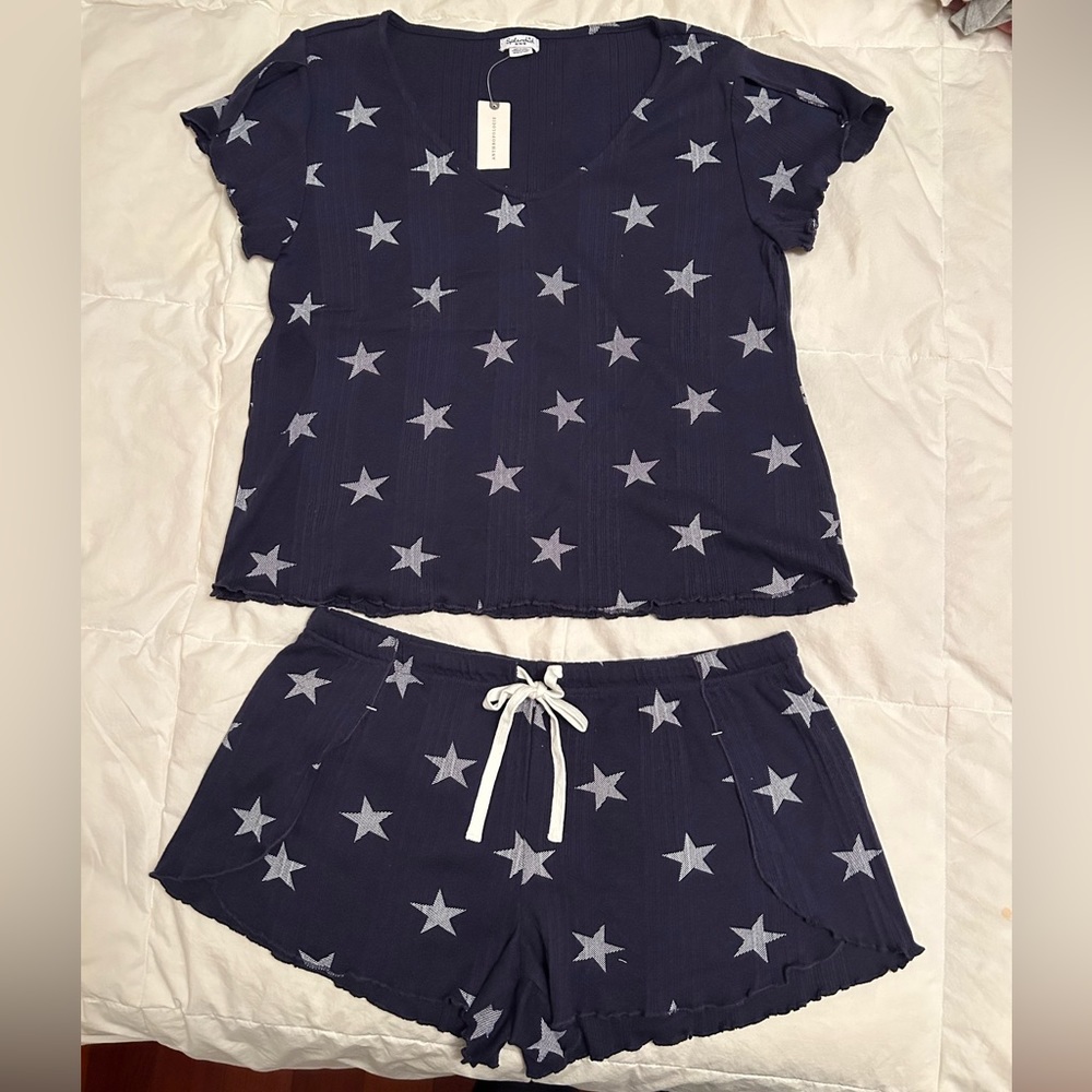 Splendid Star Pajama Short Set